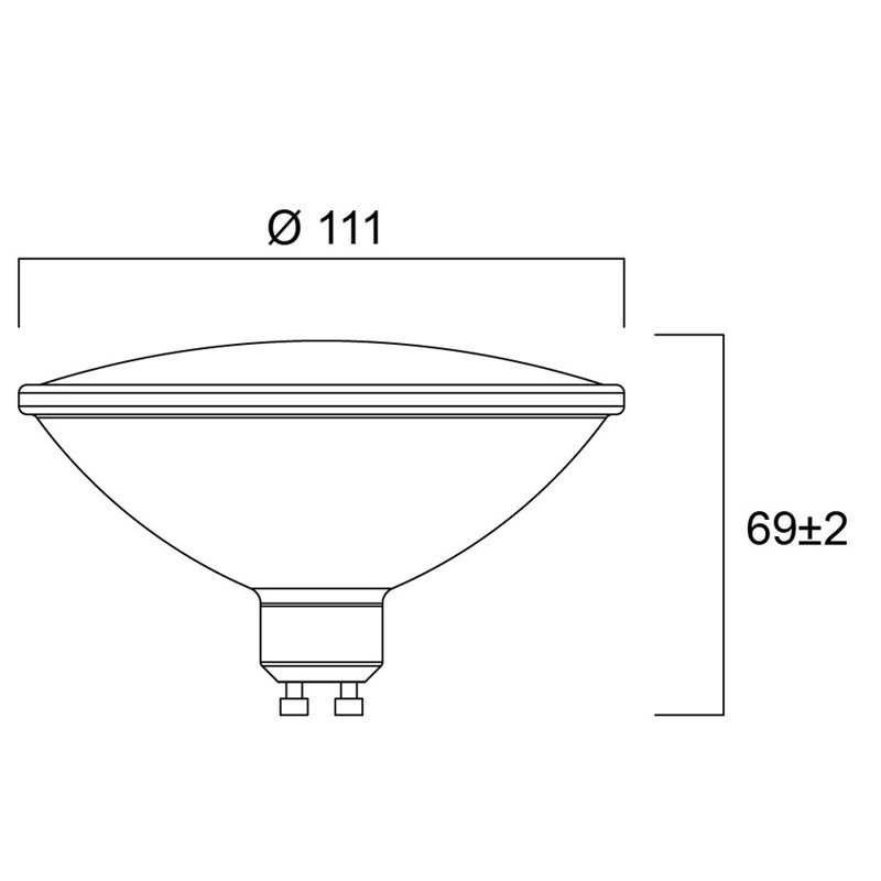 13W, 1150lm, RefLED Retro ES111 25°, GU10, DIM, 3000K, LED-Lampe Sylvania