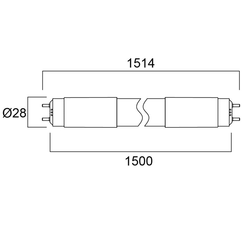 18W, 2700lm, ToLEDo Avant High Output, T8 G13, 1500mm, LED Tube Sylvania