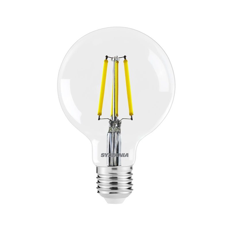 4W, 840lm, ToLEDo Platinum Retro G95, E27, 2700K, 95x140mm, Kirkas Led lamppu Sylvania