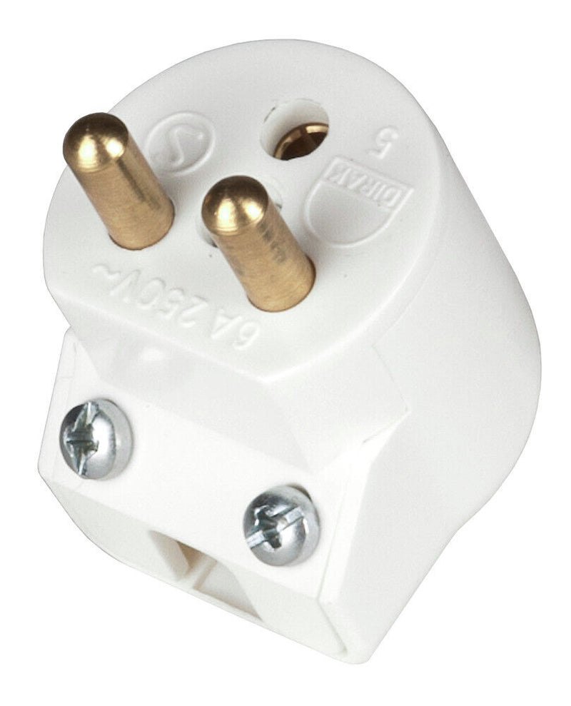 Leuchtenstecker ungeerdet Airam