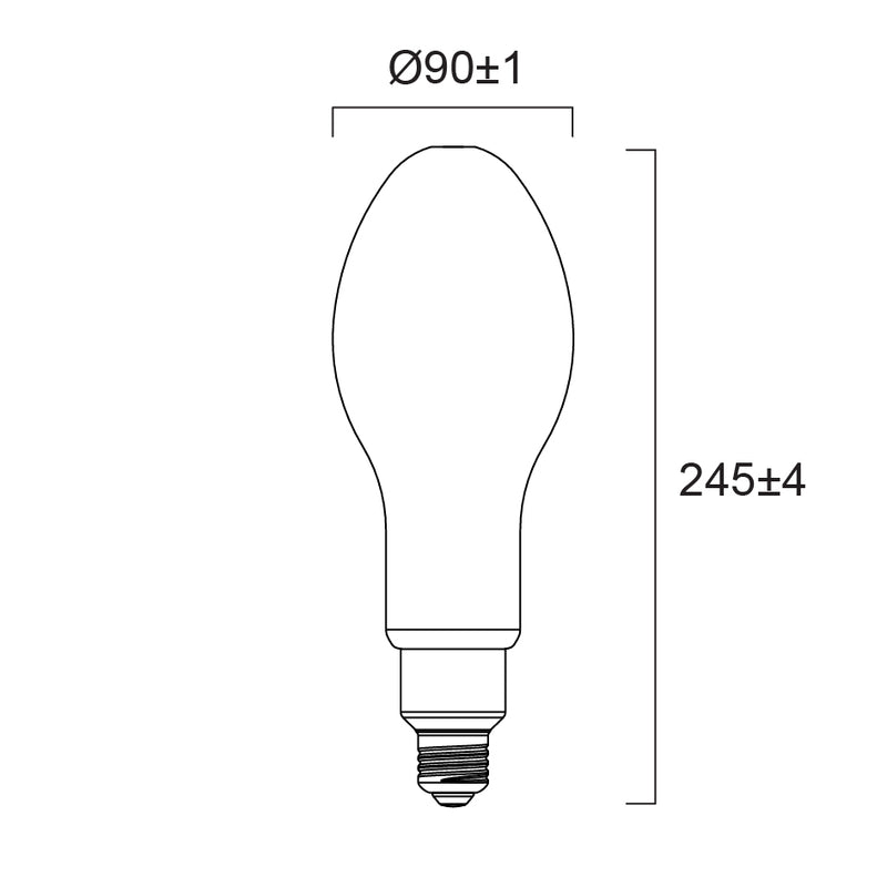36W, 5500/6000lm, ToLEDo Performer Retro, E40, 90x245mm, LED-Lampe Sylvania