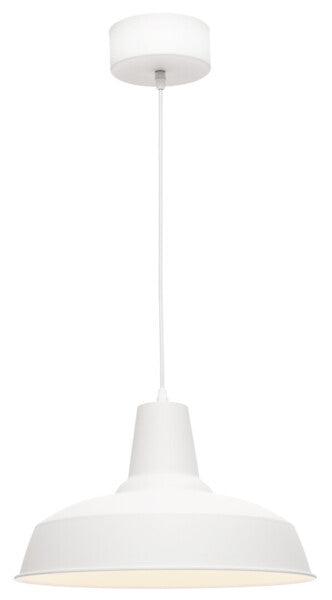 Loft Hanging lamp with replaceable E27 bulb MAX. 60W White and black Airam 