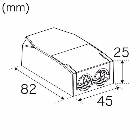 6W, 405lm, Optic Quick Iso 6 Stk., IP44, 3000K, 41x95mm, LED-Downlight-Set Hidealite
