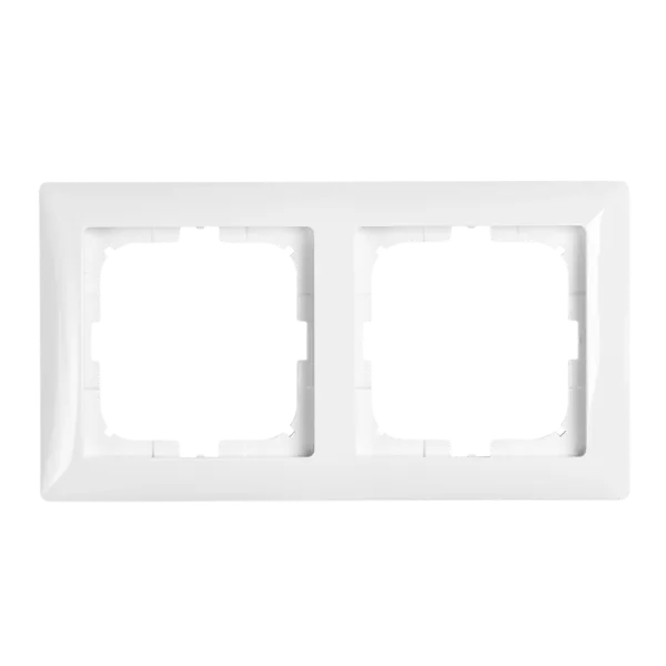Cover frame Basic 55, 2-piece, IP20, White
