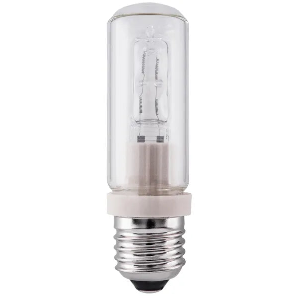 220-240V, 100W, 1420lm, Ceram CR-T, E27, 2800K, 32x105mm, Halogeenilamppu Patron