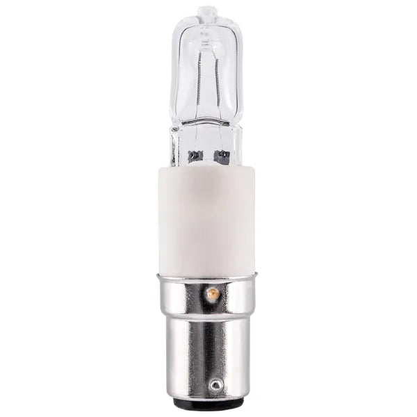 220-240V, 100W, 1420lm, Ceram CR-T, B15d, 2800K, 18x84mm, Halogeenilamppu Patron