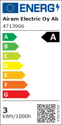 2,2 W, 470 lm, A60, E27, 60x108 mm, Airam Filament-LED-Lampe