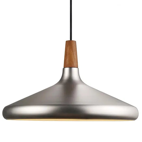 Nori 39 Pendant Harjattu teräs, E27, IP23, himmennettävä, 220x390mm, Kattovalaisin Nordlux