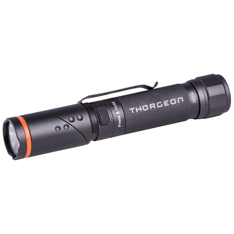 5W, 500lm, Strong Flashlight IPX5, 1x2600mAh, USB-ladattava, LED taskulamppu Thorgeon