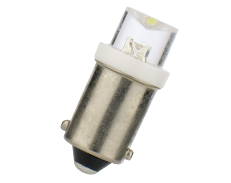 0.43W, 5lm 24-28V, 9x26mm Ba9s AC/DC, LED Merkkilamppu