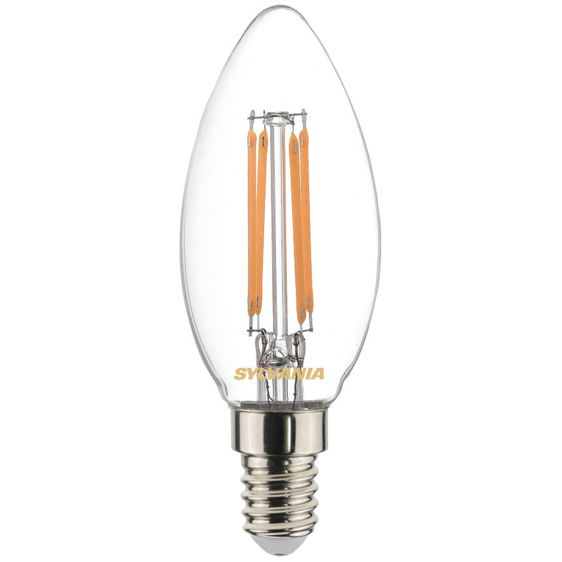 2.5W, 250lm, ToLEDo Retro Kynttilä, E14, 2700K, 35x97mm, Kirkas Led lamppu Sylvania