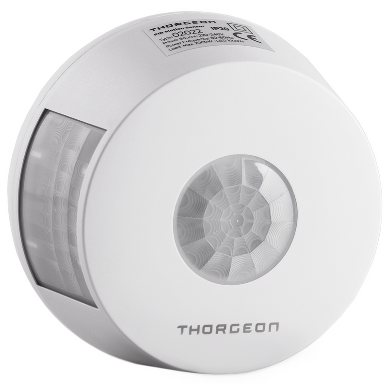 PIR-Bewegungsmelder 30m MAX 1000W IP20 Thorgeon