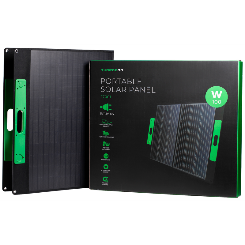 Kannettava aurinkopaneeli 100W Thorgeon