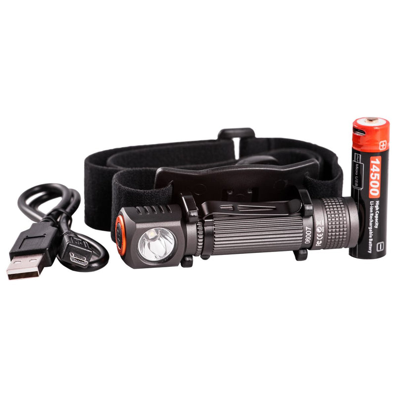 3W, 130lm, Head Strong Stirnlampe IPX5, USB-aufladbar 750mAh, LED-Stirnleuchte Thorgeon