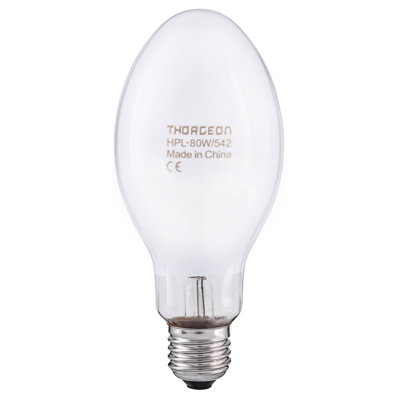 Thorgeon HPL-N 80W E27 mercury lamp 3600lm 4000K – 155 mm, requires ballast