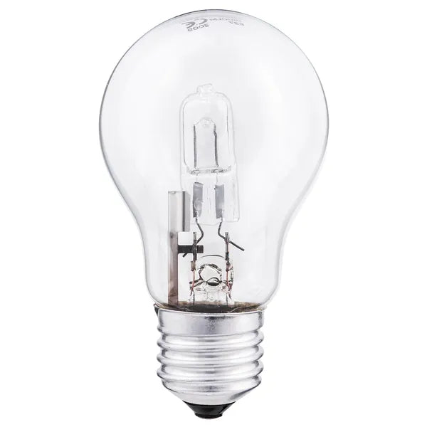 240V, 53W, 850lm, A55, E27, 2700K, 55x98mm, Halogenlampe Patron