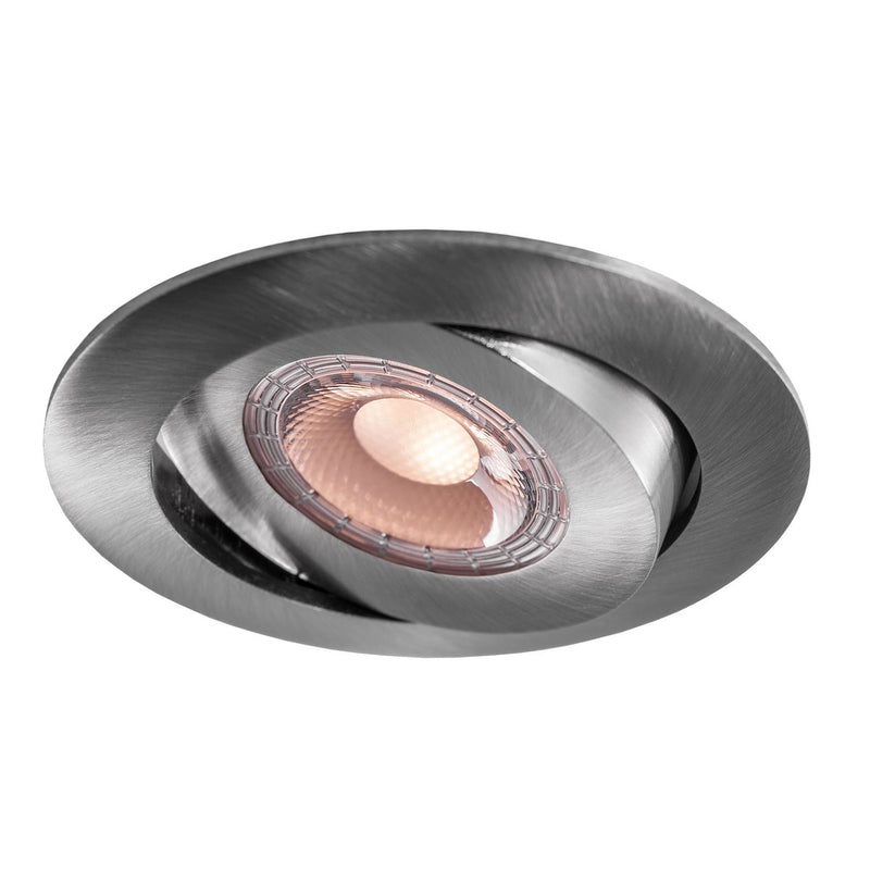 5W, 400lm, LED Slim Downlight, IP44, IK04, 3000K/4000K/5700K, DIM, CCT, 70-75mm, Nikkeli LED alasvalo Thorgeon