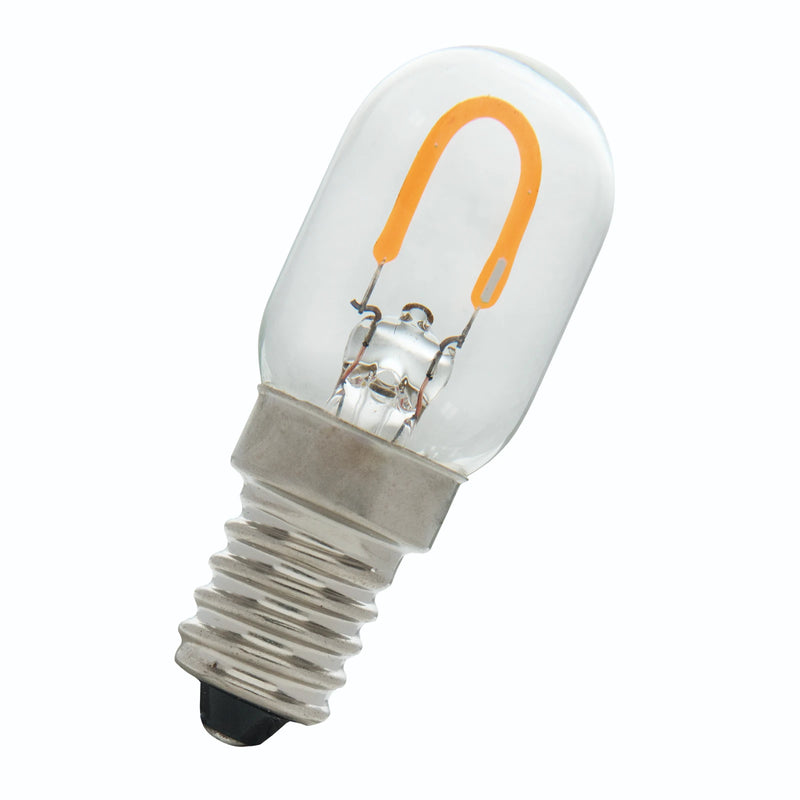 LED-filamenttilamppu E14 1W 55lm 2700K lämmin valkoinen – 22x57mm