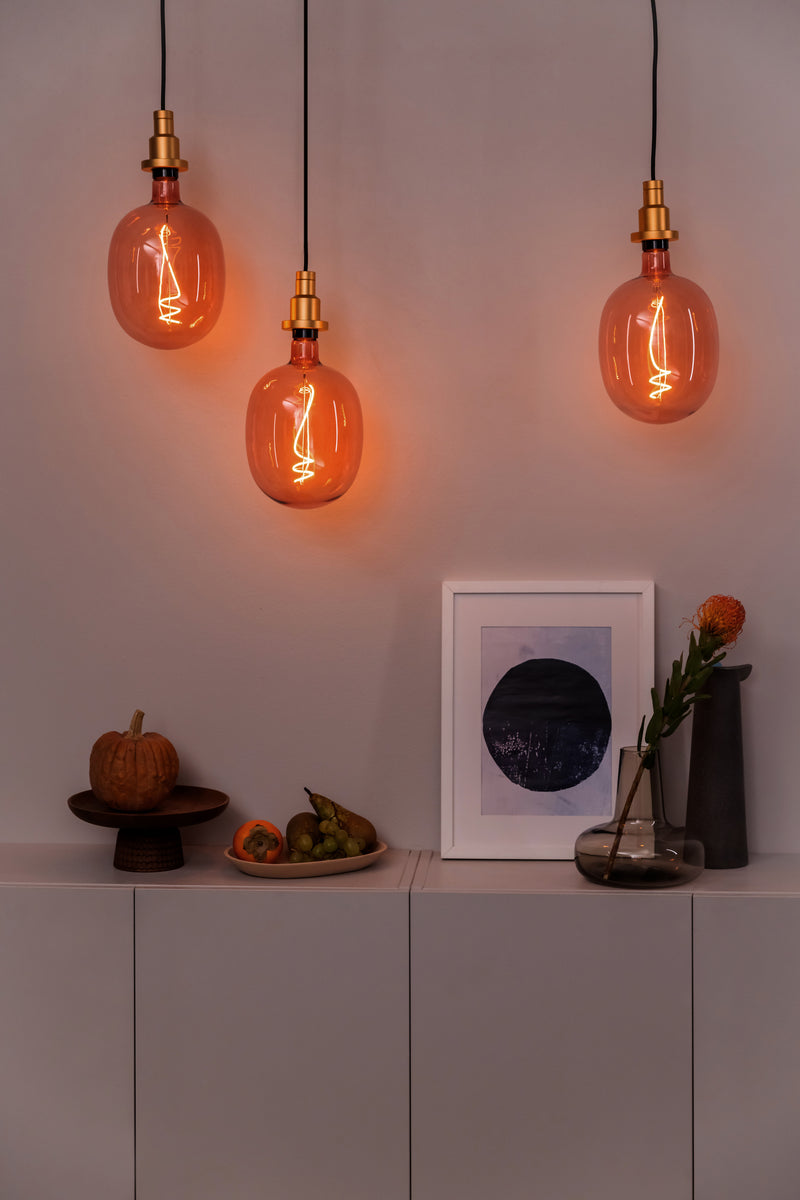 4,5W, 220lm, Vintage 1906 Ballon Filament Pink DIM, E27, 1600K, 170x270mm, LED-Dekorationslampe Osram