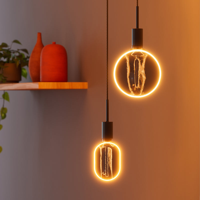 4W, 110lm, Vintage 1906 Globe Filament SMOKE DIM, E27, 1800K, 100x189mm, Osram LED Decorative Lamp