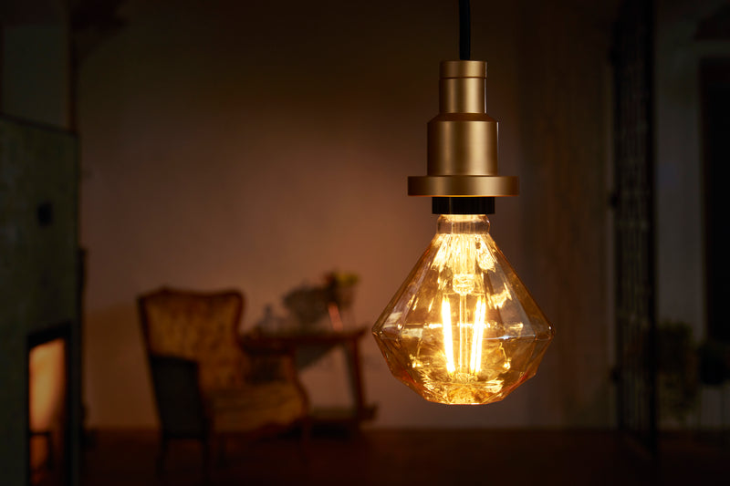4W, 470lm, Vintage 1906 Edison Filament Diamond GOLD, 2400K, E27, 110x142mm, LED Sisustuslamppu Osram