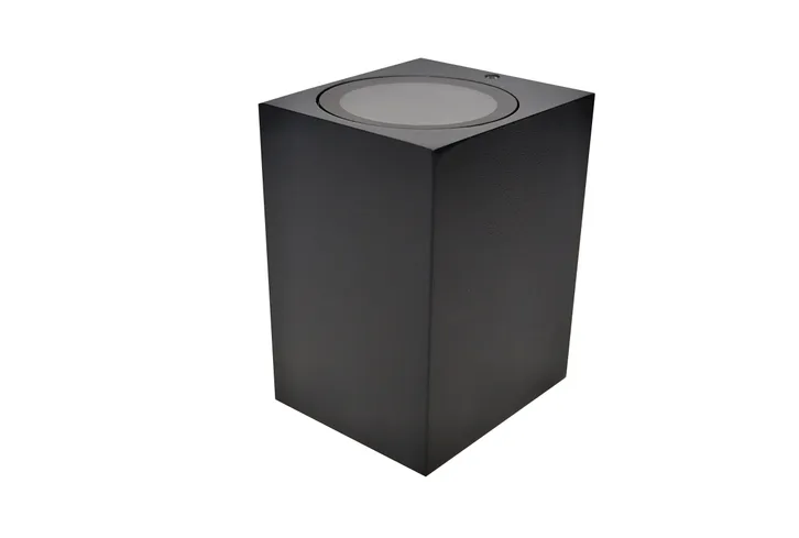 Thorgeon valaisinrunko GU10 IP65 antrasiitti – ulkoseinävalaisin neliö, 77x100 mm
