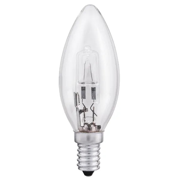 Patron Halogeenikynttilälamppu E14 28 W, 370 lm – kirkas B35, 2700 K, 35 x 97 mm