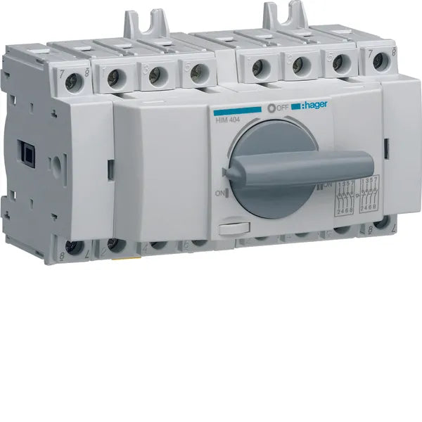 Hager HIM404 – Modular Change-Over Vaihtokytkin 4×40 A