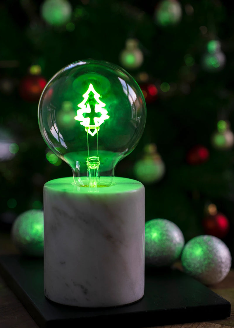 2W, 170lm, LED Silhouette Christmas Tree G95 DIM, E27, 95x140mm, Led Koristelamppu