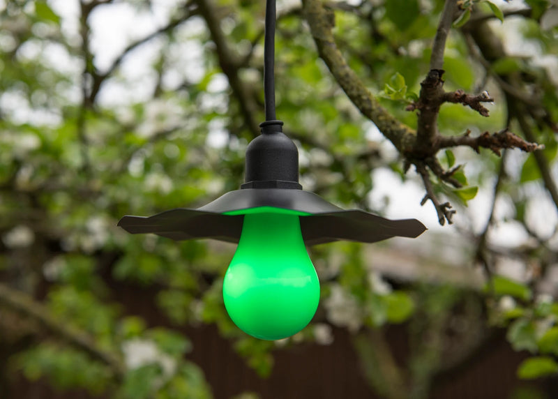2W, 40lm, LED Party Bulb GLS A60, E27, 60x108mm, Vihreä LED lamppu
