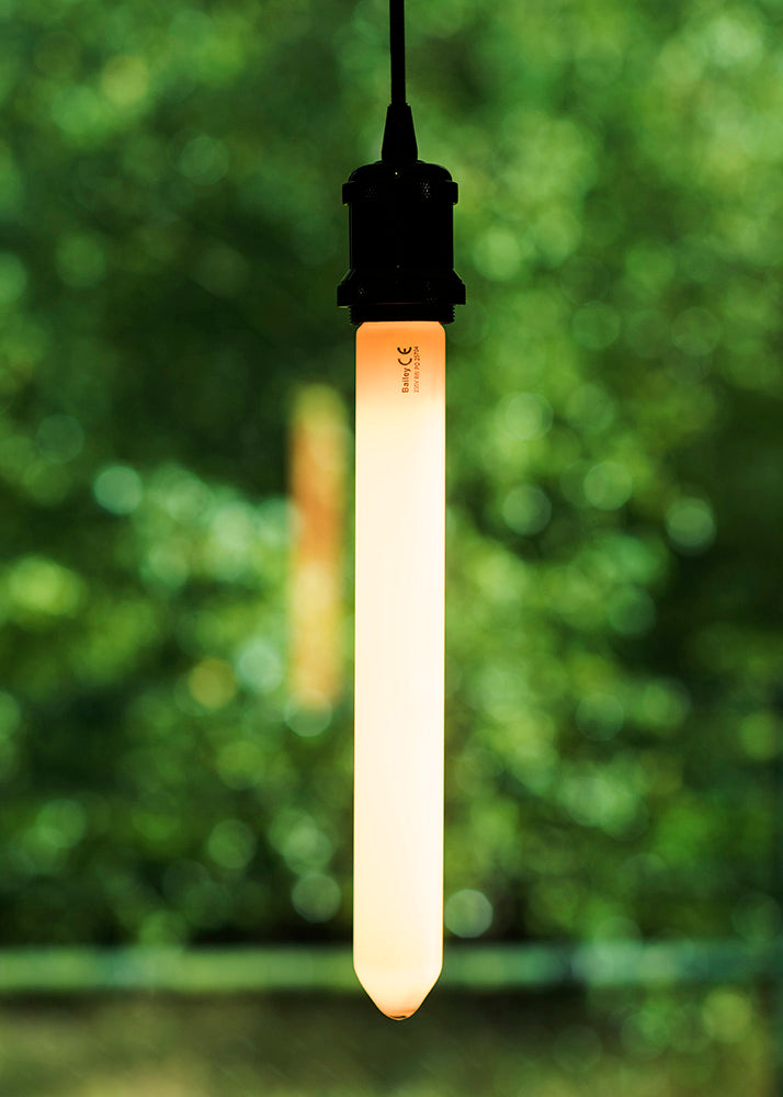 6.5W, 630lm, Colorenta Tube, E27 2200K, DIM, 36x300mm LED Kirkkokynttilälamppu