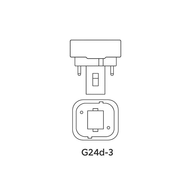 26W, 1750lm, G24d-3 2P, 26x169mm, Plug-in lamp Patron