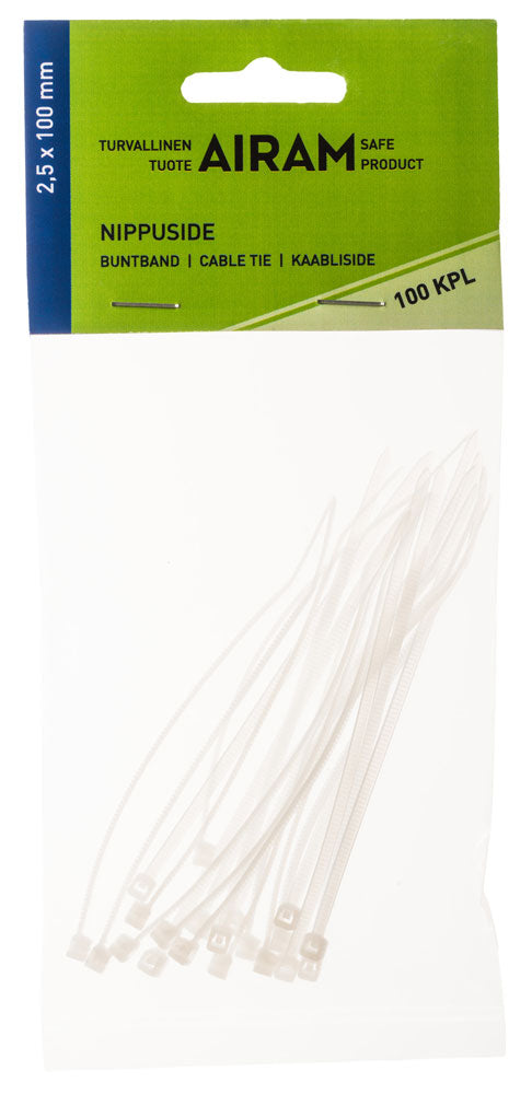 Kabelbinder 100 Stk. 2,5x100mm Airam