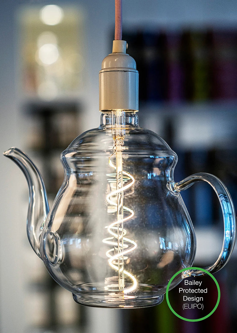 4W, 240lm, Teapot Earl DIM, E27, 2200K, Led lamppu kirkas