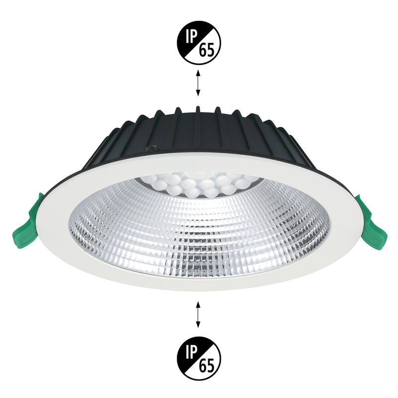 20W, 2500lm INSAVER SLIM UGR19 IP65, 4000K, 205mm, LED valaisin Sylvania