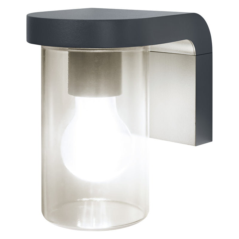 Endura Classic Cascade Wall CLEAR, E27, IP44, IK03, Ulkoseinävalaisinrunko Osram