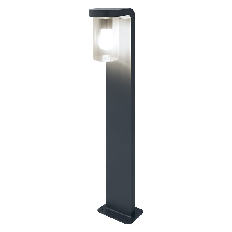 Endura Classic Cascade Post CLEAR, E27, IP44, IK03, 160x800mm, Außenleuchtengehäuse Osram