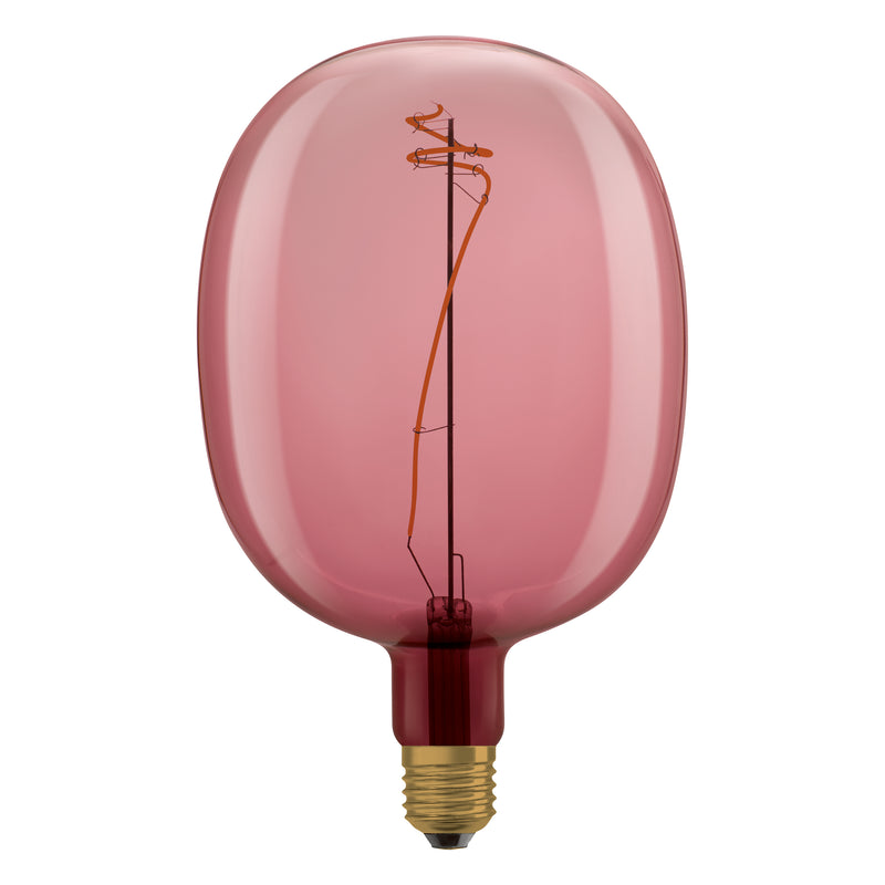 4,5W, 220lm, Vintage 1906 Ballon Filament Pink DIM, E27, 1600K, 170x270mm, LED-Dekorationslampe Osram
