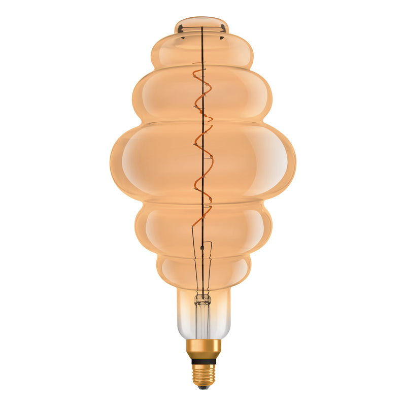 4.8W, 360lm, Vintage 1906 Nest Filament GOLD DIM, E27, 2200K, 200x405mm, LED Sisustuslamppu Osram