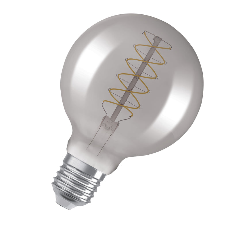 7,8 W, 360 lm, Vintage 1906 Globe Filament SMOKE DIM, E27, 1800 K, 95x138 mm, LED-Dekorationslampe Osram
