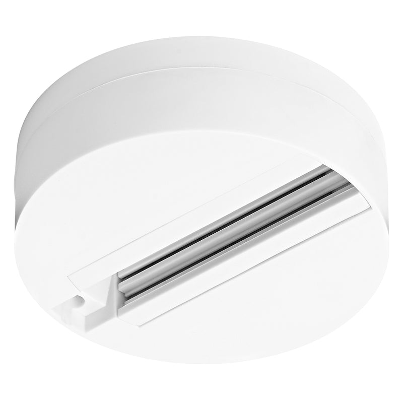 Tracklight Round Base, Deckenadapter für Schienenstrahler Osram