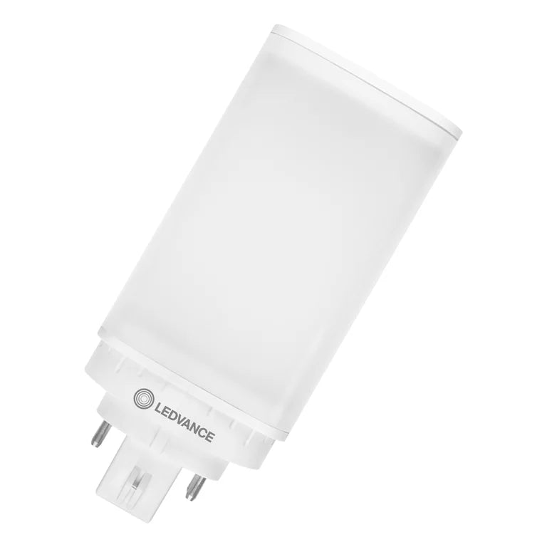 6W, 630/700lm, Dulux T/E HF & AC Mains Value, GX24Q-1 4P, 45x102mm, LED Pistokantalamppu Ledvance