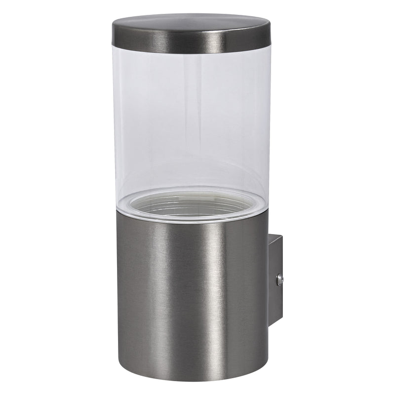 Endura Classic Ebro Wall Stainless Steel, E27, IP44, IK03, Ulkoseinävalaisinrunko Osram