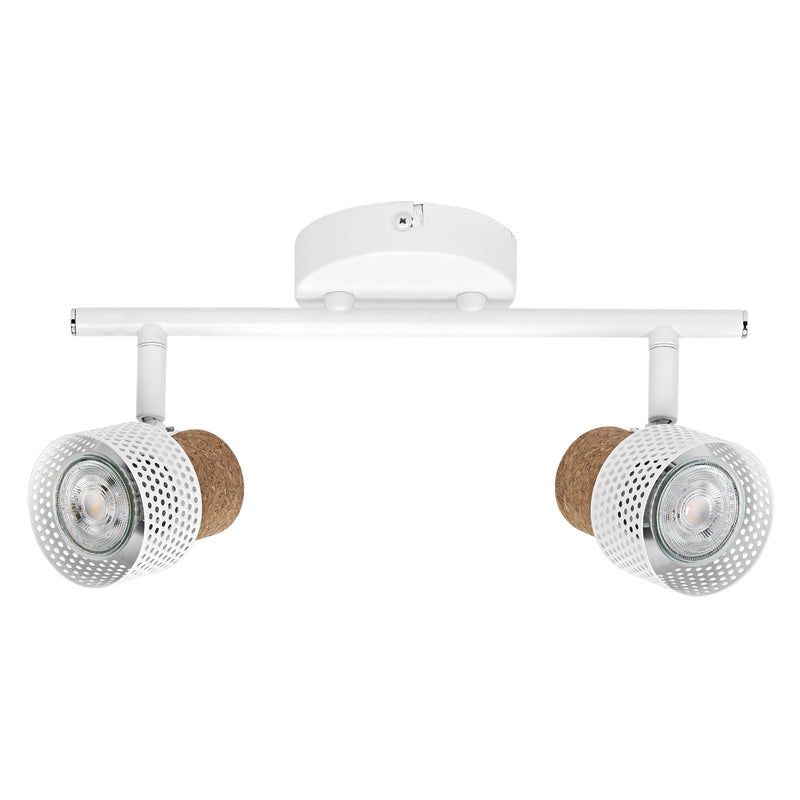 6,8 W, 460 lm, Decor Spot Cork DIM, 2xGU10, 2700 K, IP20, IK03, 100x338 mm, LED-Strahler Osram