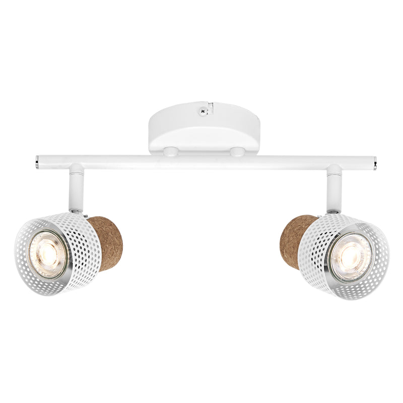 6,8 W, 460 lm, Decor Spot Cork DIM, 2xGU10, 2700 K, IP20, IK03, 100x338 mm, LED-Strahler Osram