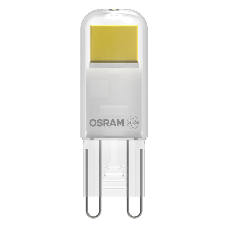1.8W, 200lm, LED PIN 20 320° Clear, G9, 2700K, 15x46mm, LED Lamppu Osram