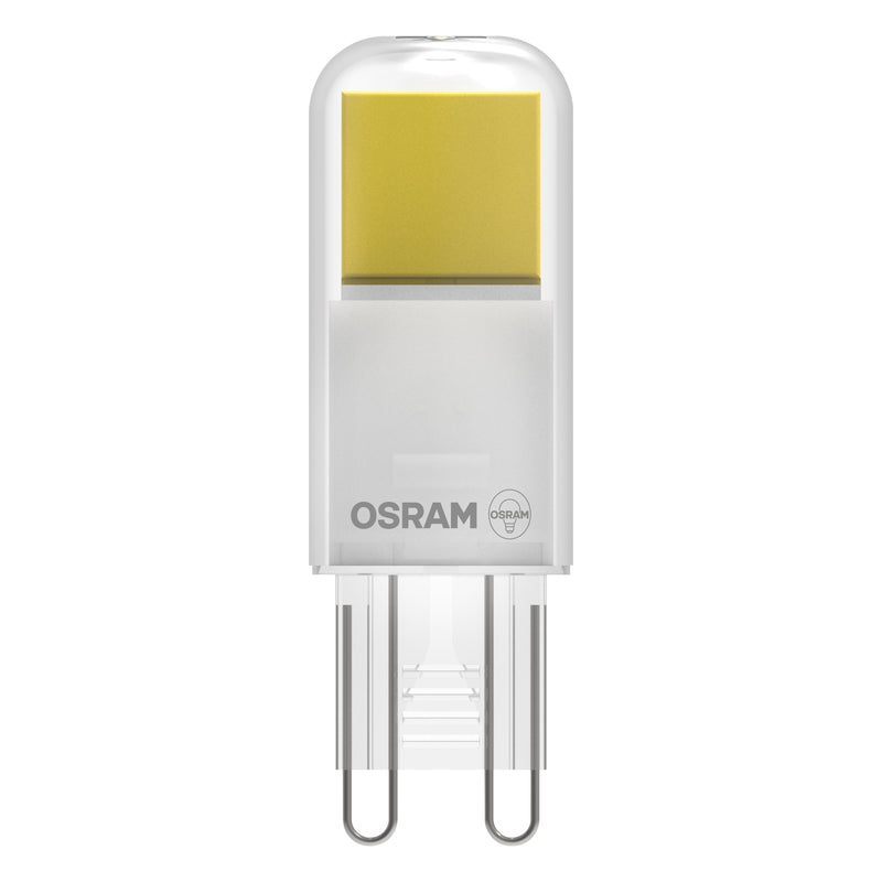 2,6 W, 320 lm, LED-PIN 30 320° klar, G9, 2700 K, 17x52 mm, LED-Lampe Osram