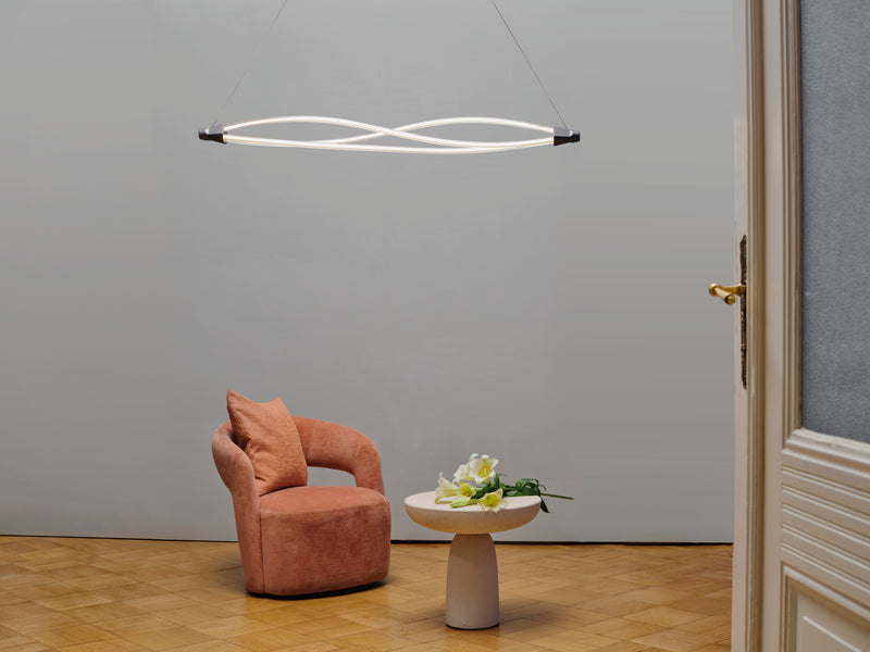 22W, 2400lm, Decor Swirl Pendant Click DIM, 3000K, IP20, IK03, 127x1282mm, LED Ceiling lamp Osram