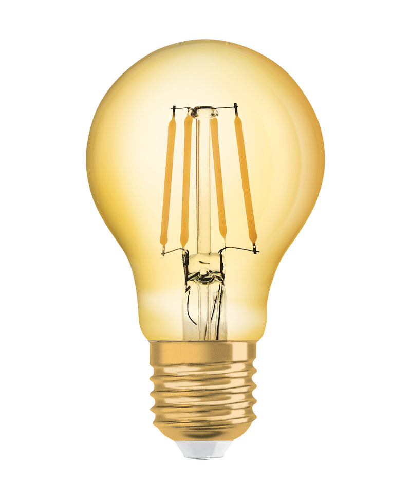 4W, 410lm, Vintage 1906 Classic Filament GOLD, E27, 2400K, 60x105mm, LED Sisustuslamppu Osram