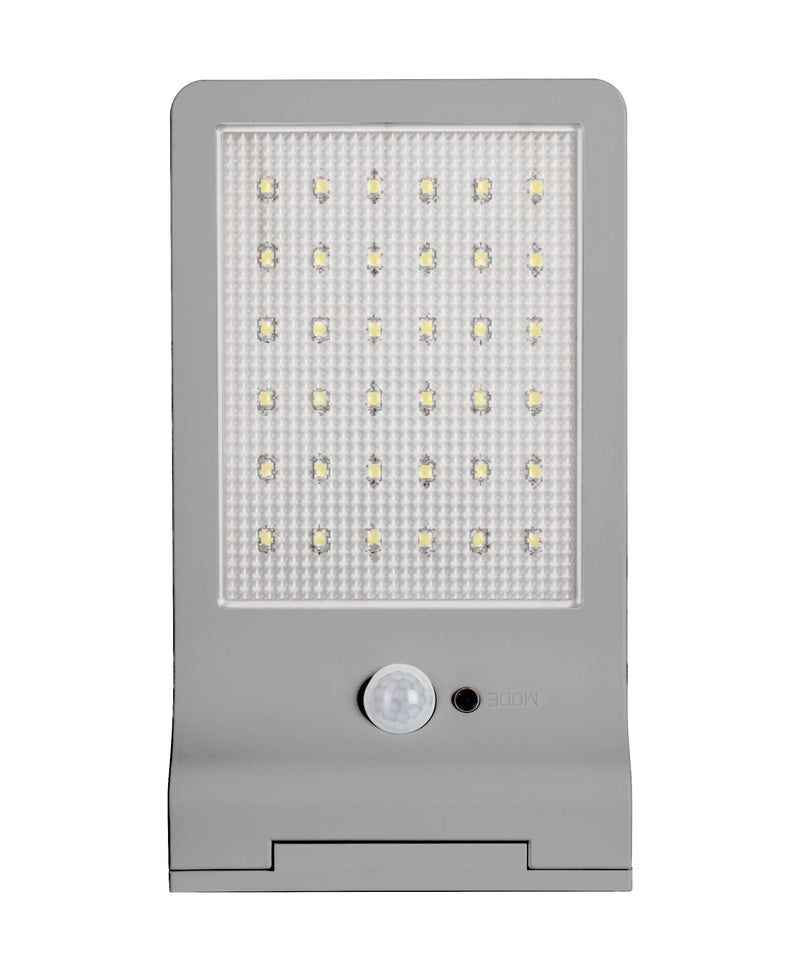 3W, 320lm, DoorLED Solar Sensor, 4000K, IP44, 110x192mm, LED Ulkoseinävalaisin aurinkokennolla Osram